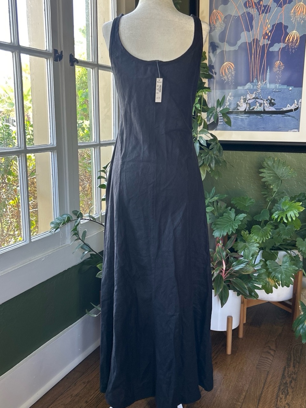 NWT Madewell 100% Linen Dress - Picture 7 of 9